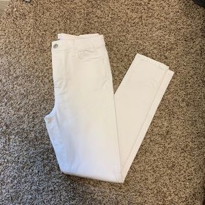 Vervet white skinny jeans